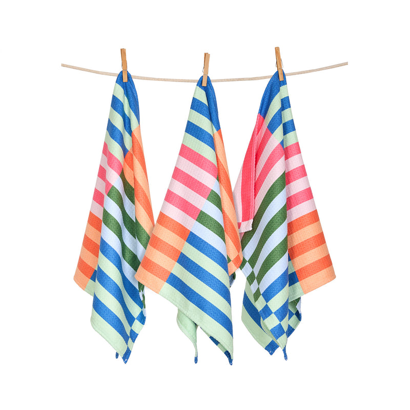 dock and bay tea towel