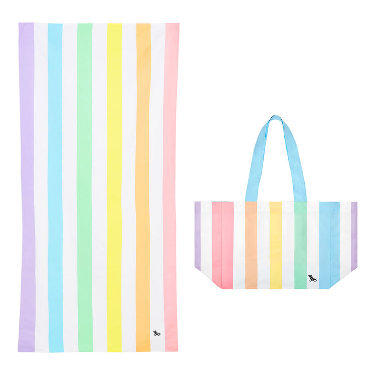 dock and bay beach towel + bag bundle