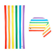 dock and bay beach towel + hair wrap bundle