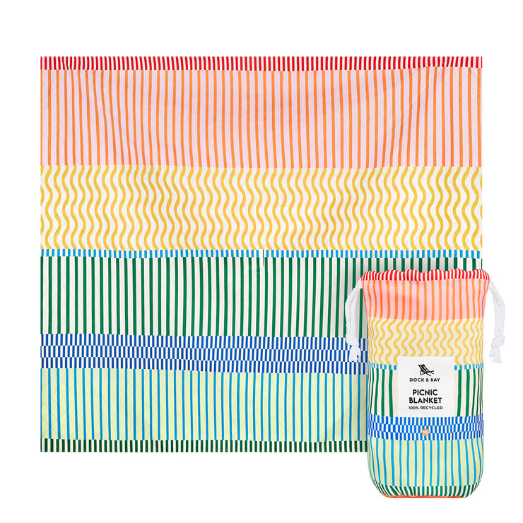 dock and bay picnic blanket