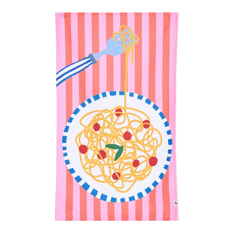 dock and bay tea towel