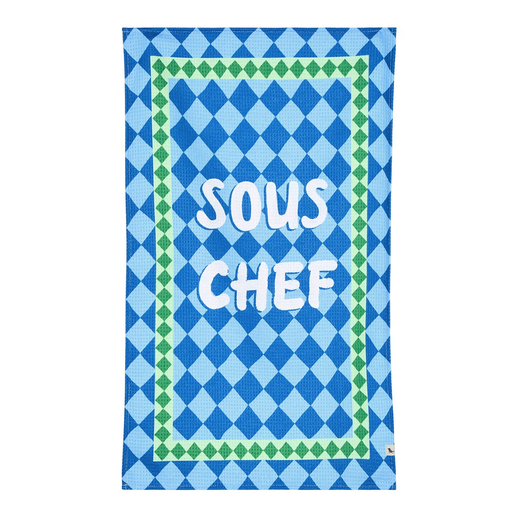 dock and bay tea towel