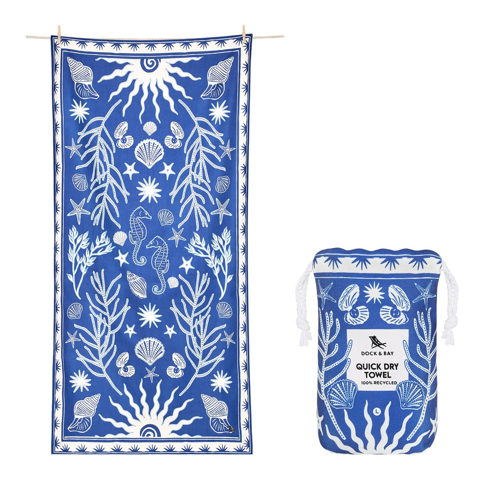dock and bay towels beach