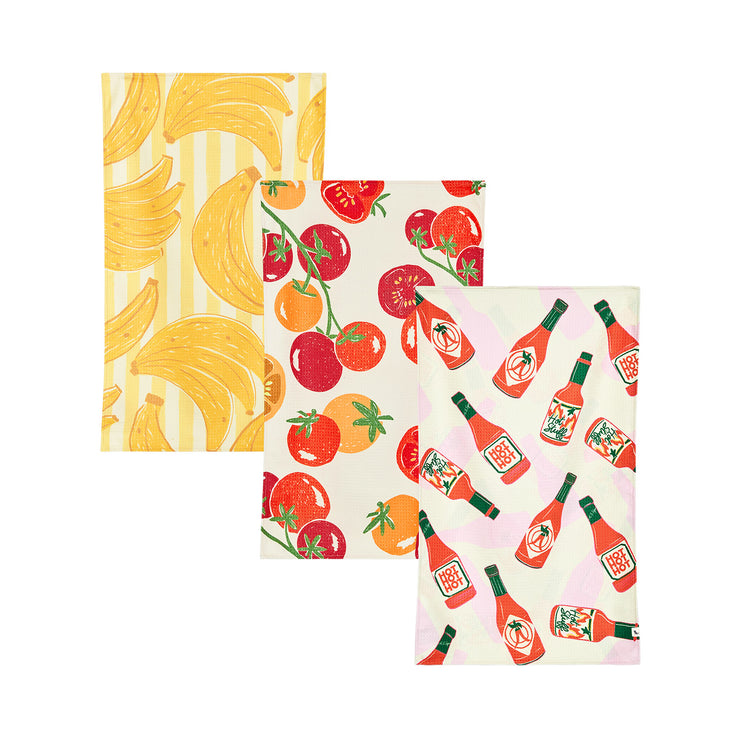 dock and bay tea towel