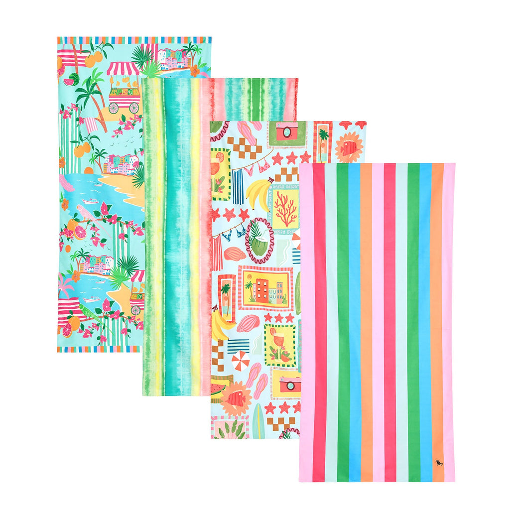 dock and bay towels beach