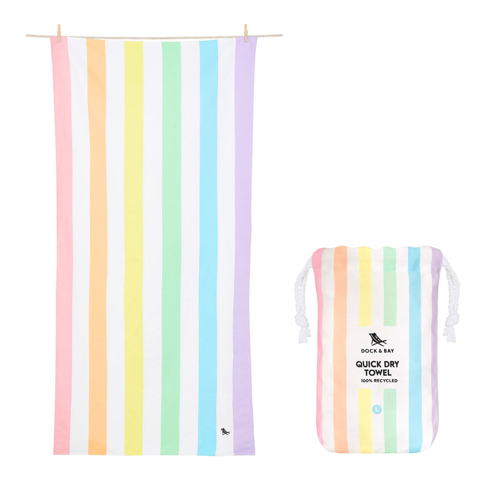 dock and bay towels beach