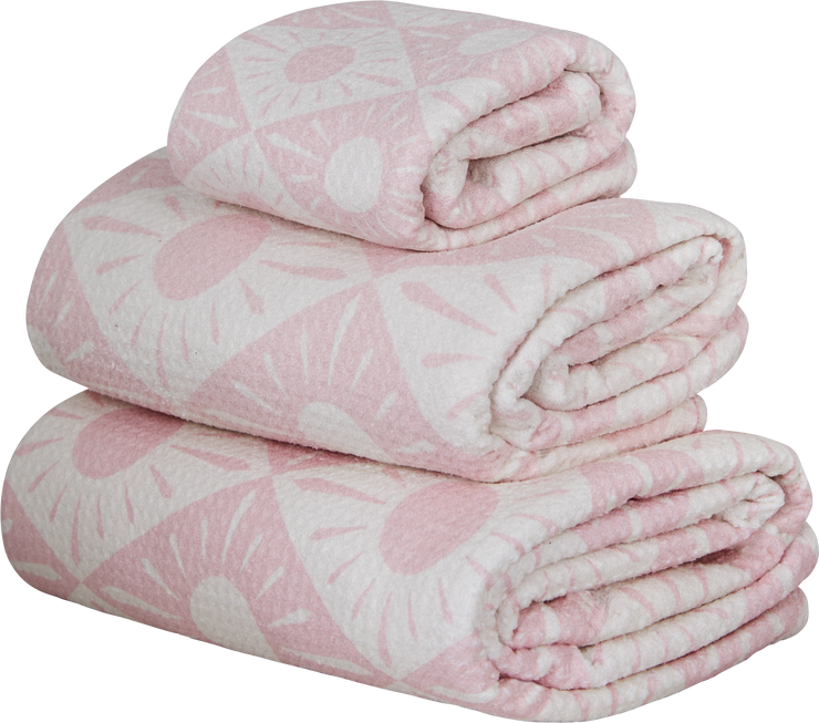 Dock & Bay Bath Towels - Diamond Pink (Set of 3)