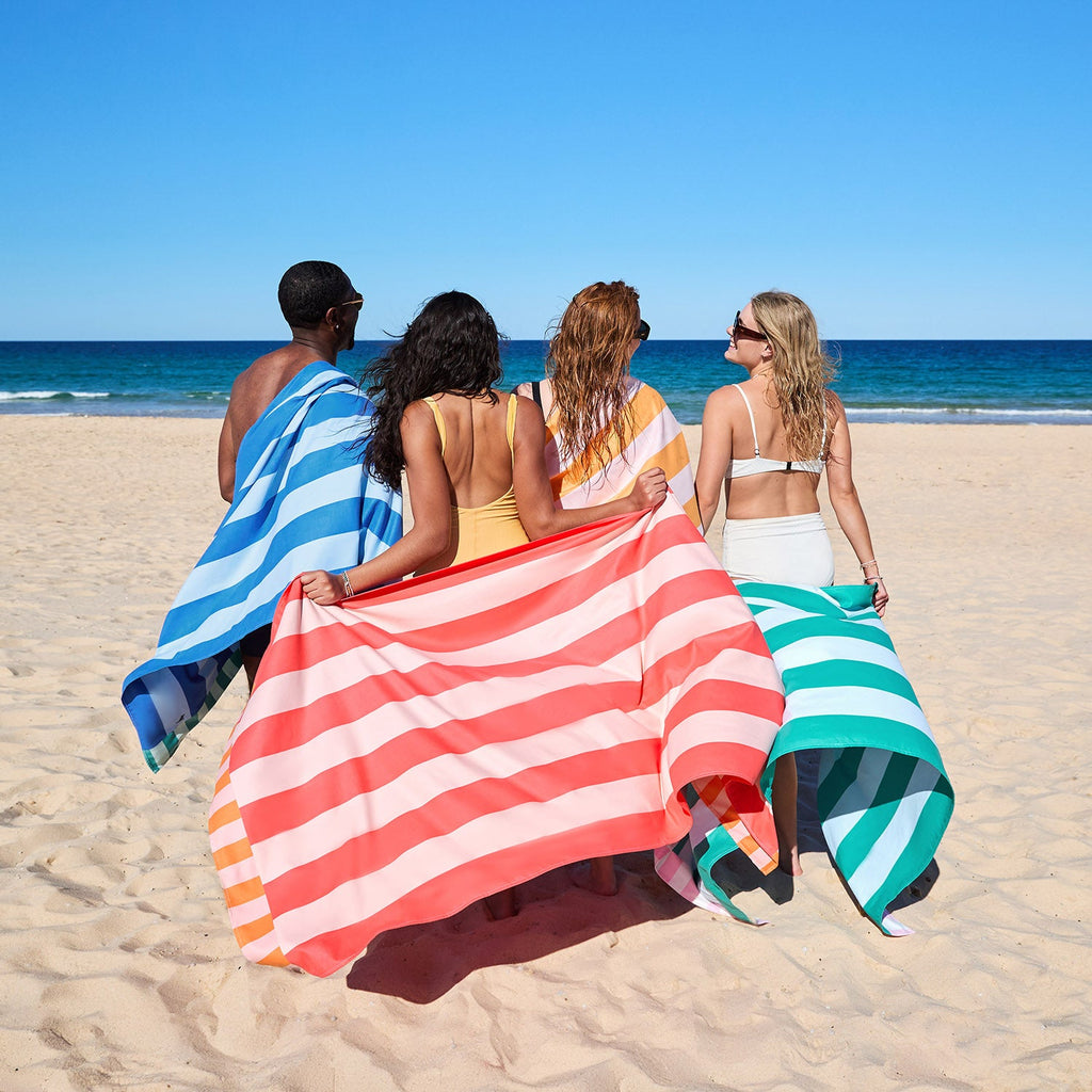 dock and bay towels beach