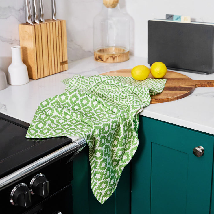 dock and bay tea towel