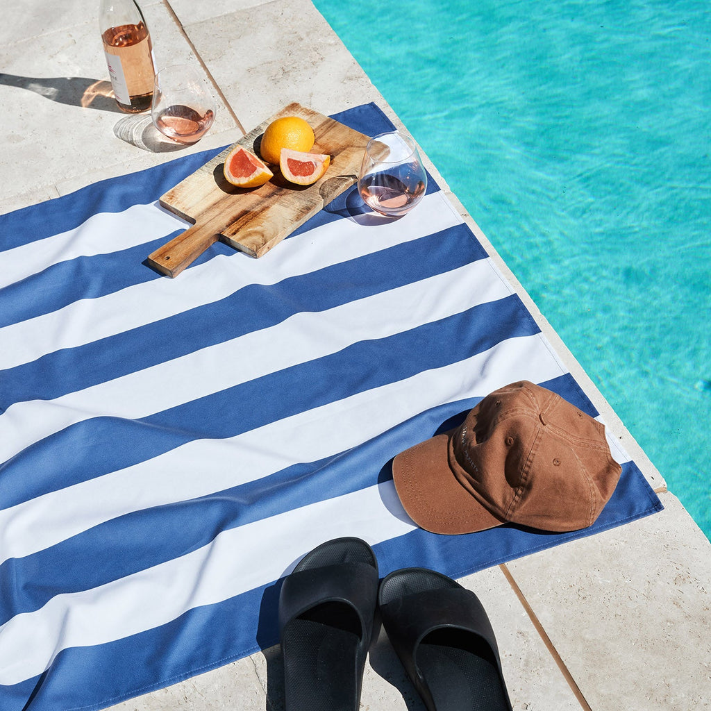 dock and bay towels beach