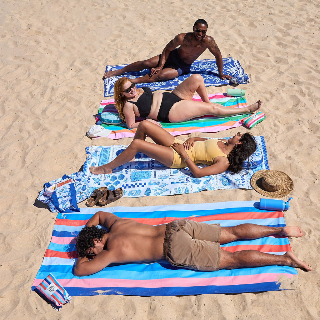 dock and bay towels beach