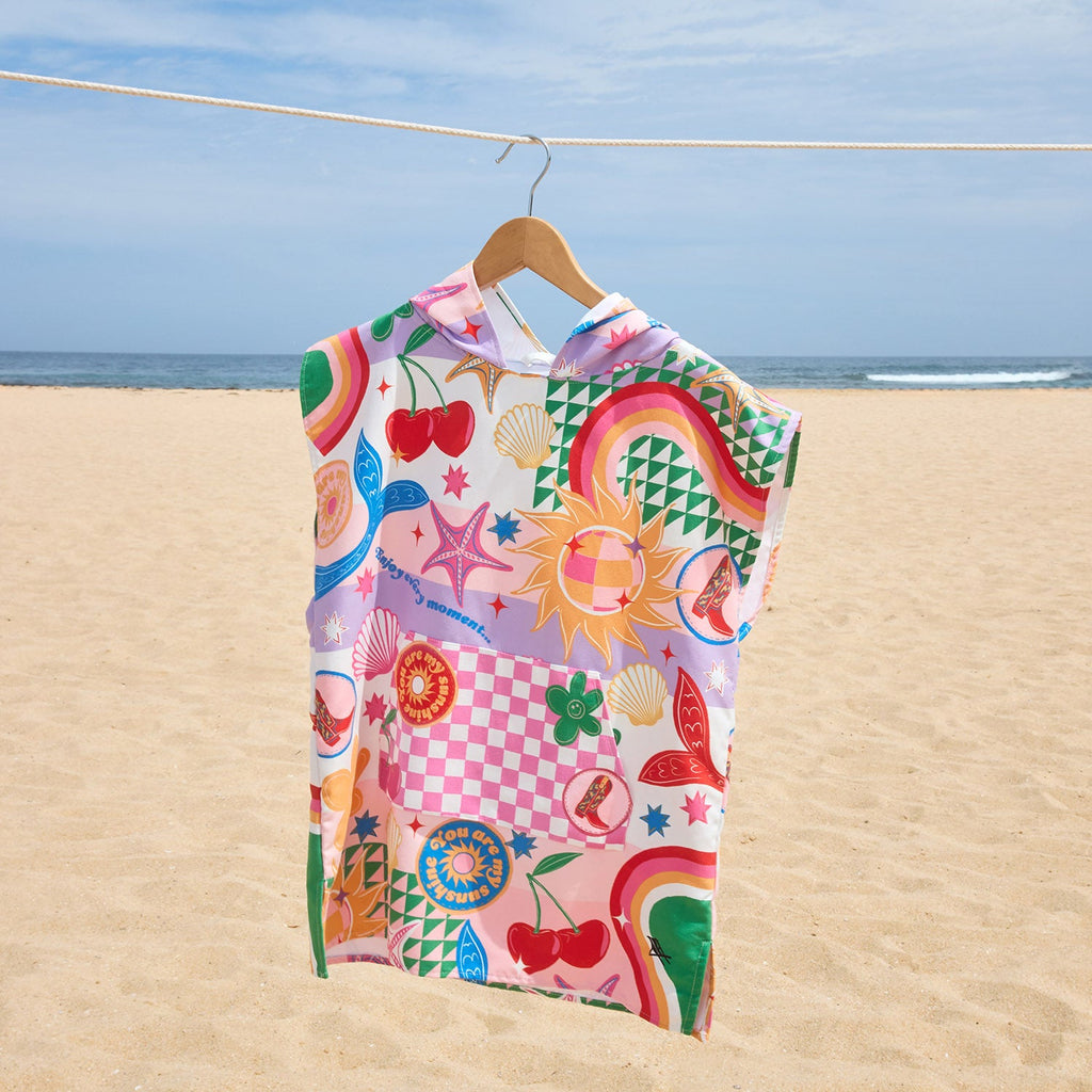 dock and bay poncho kids