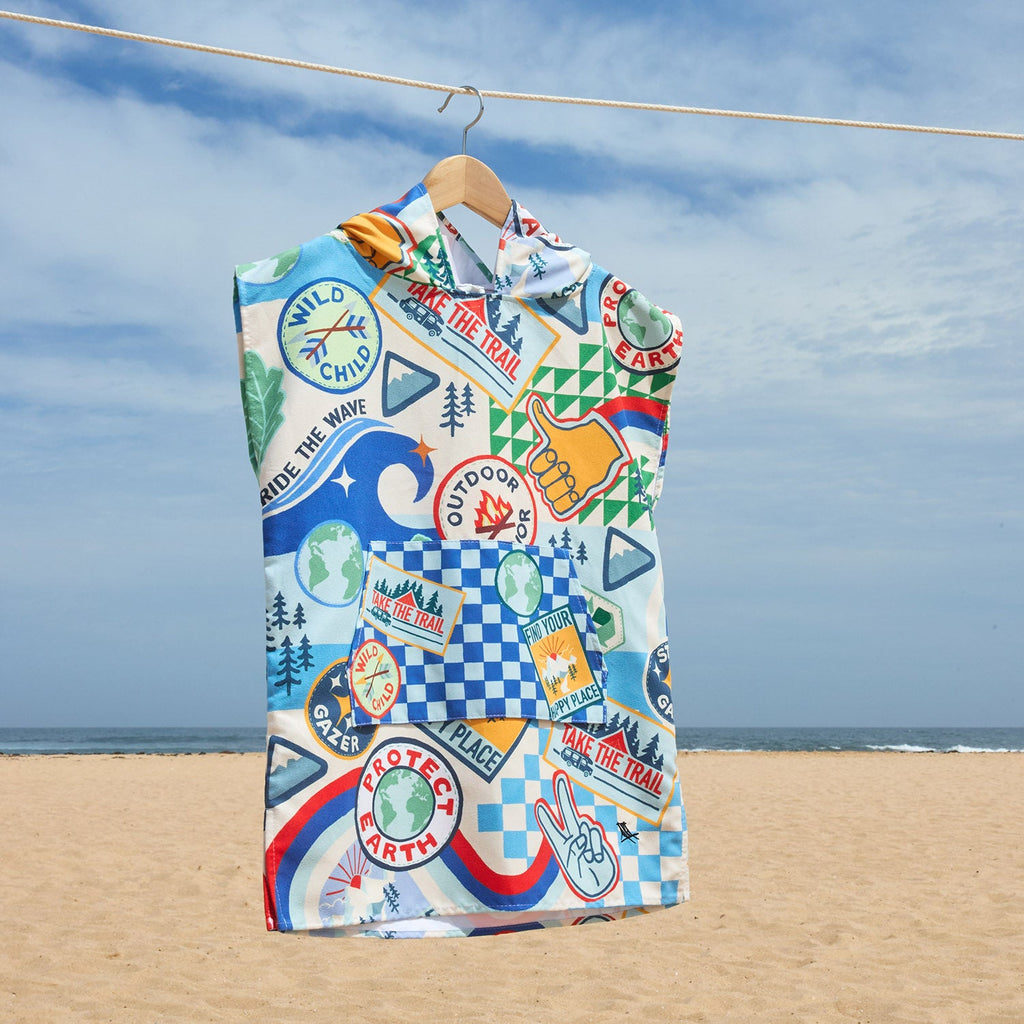 dock and bay poncho kids