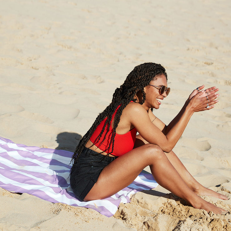 dock and bay hair wrap + beach towel bundle