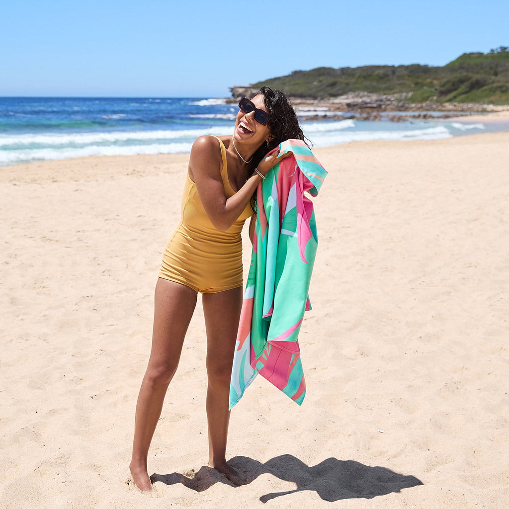 dock and bay towels beach