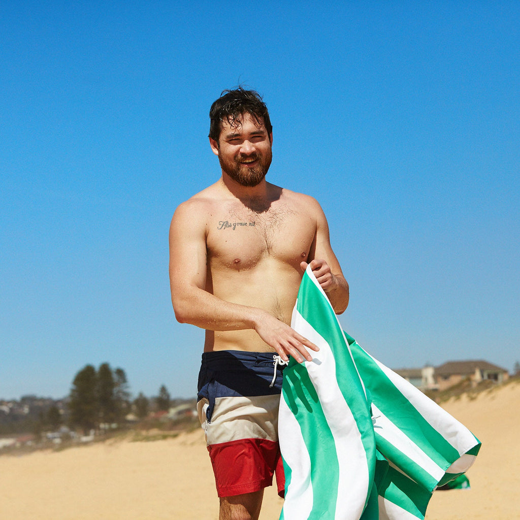 dock and bay towels beach