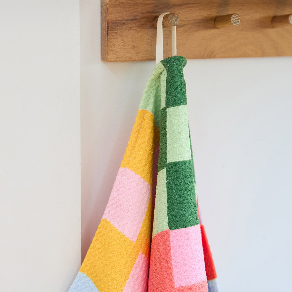 dock and bay tea towel