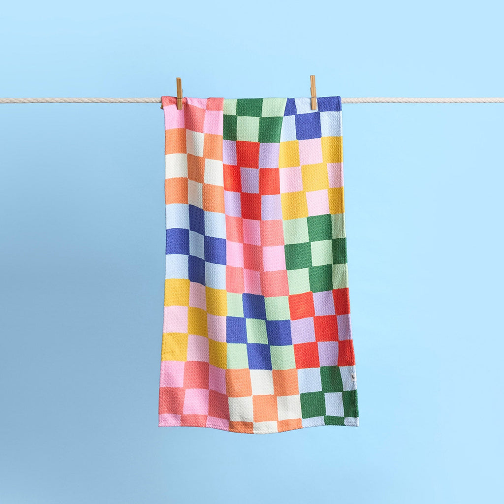 dock and bay tea towel