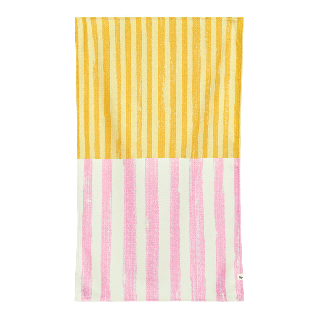 dock and bay tea towel