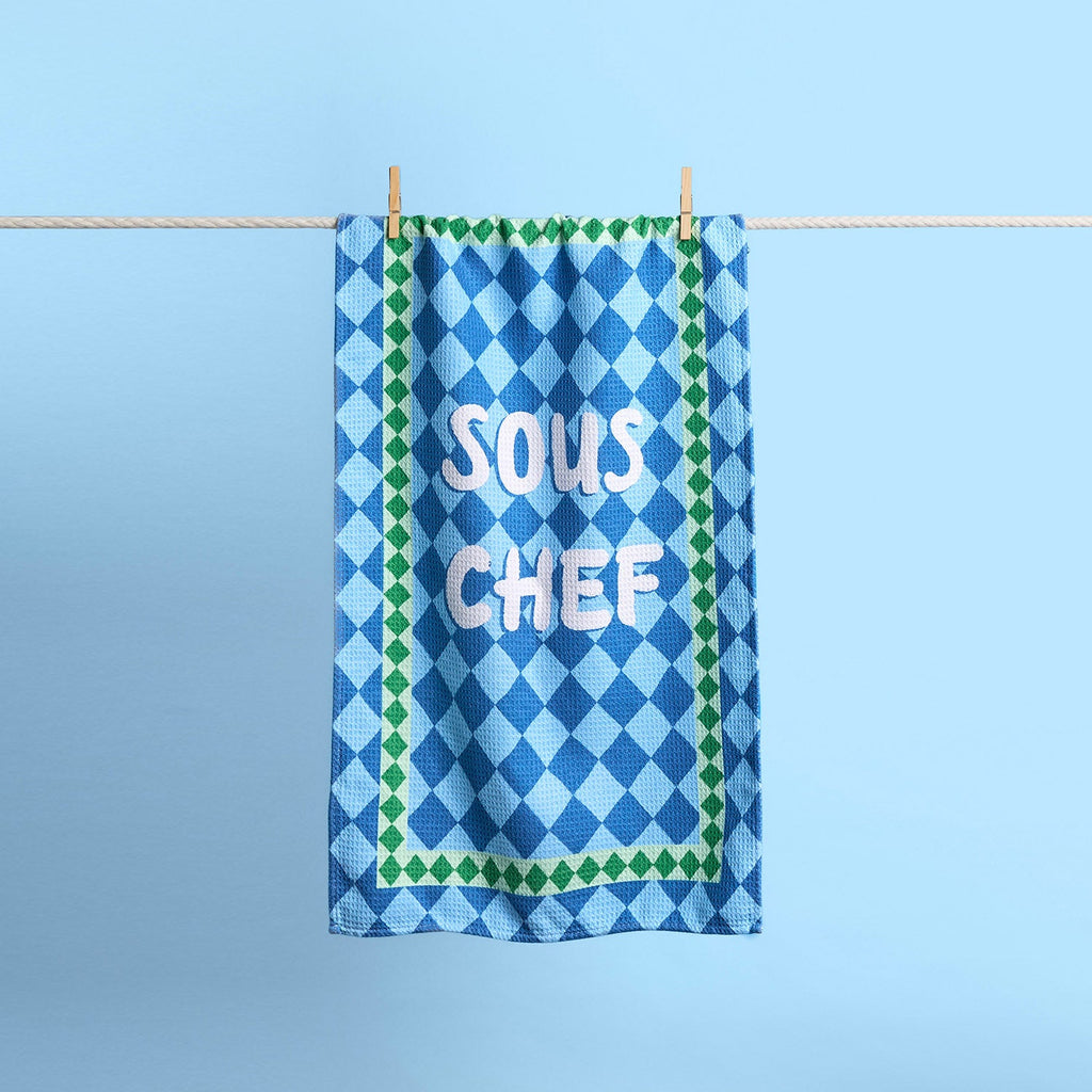 dock and bay tea towel