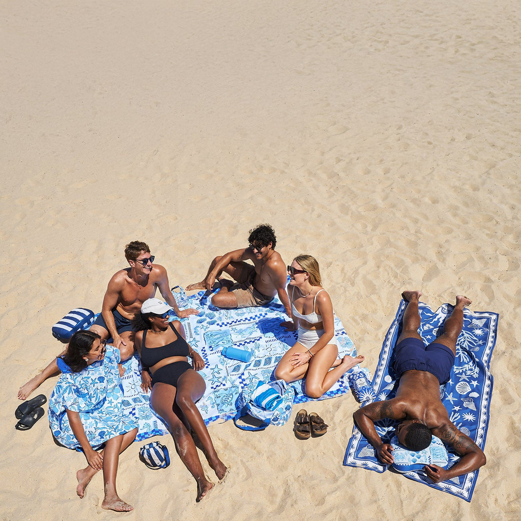 dock and bay towels beach