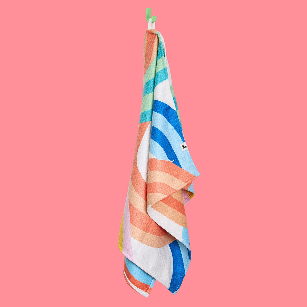 dock and bay tea towel