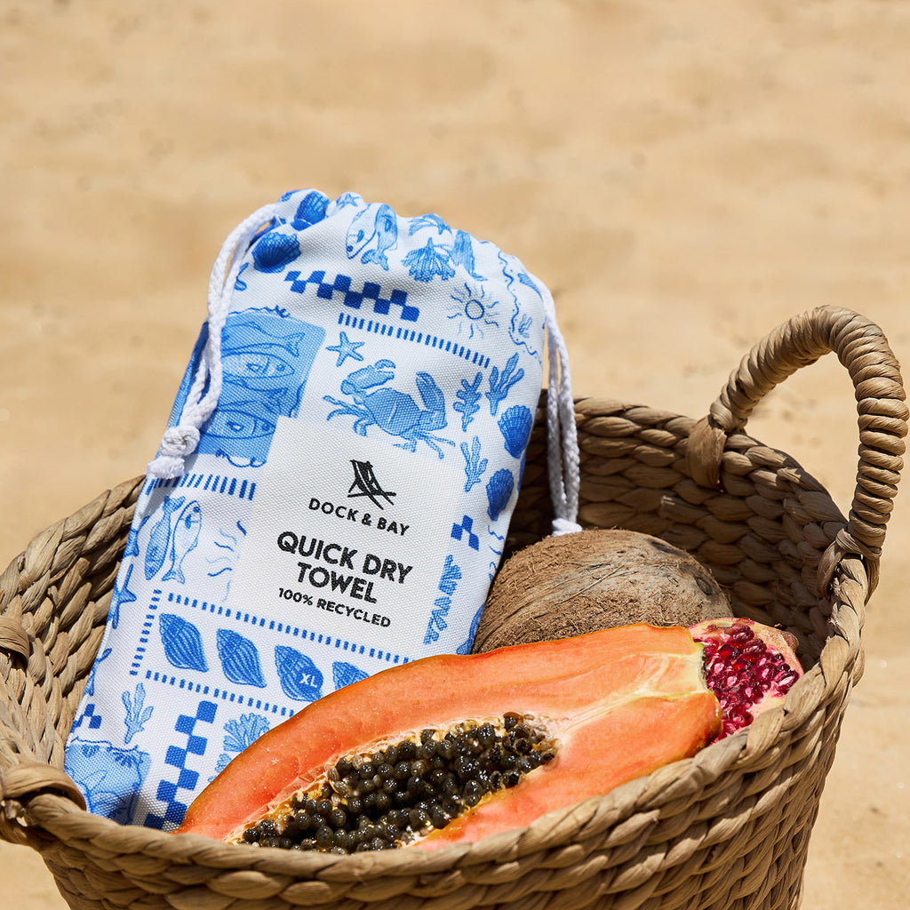 dock and bay towels beach