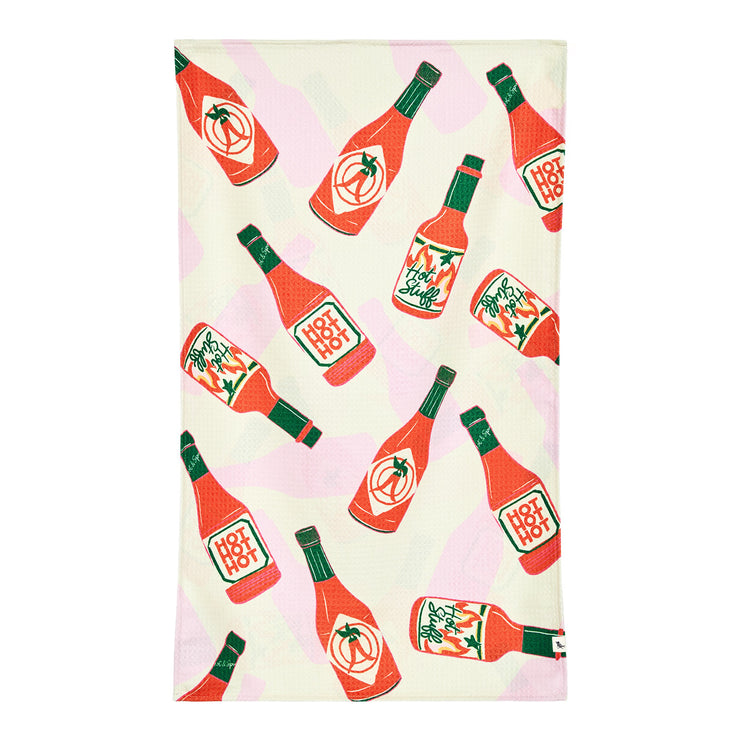 dock and bay tea towel