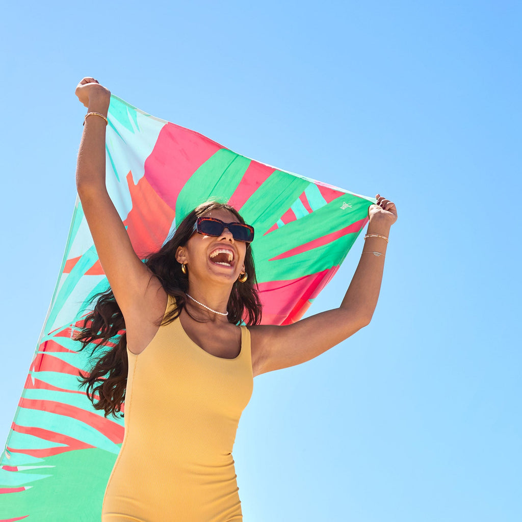 dock and bay towels beach