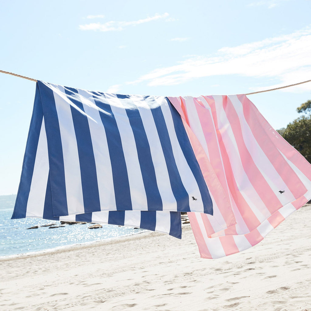 dock and bay towels beach