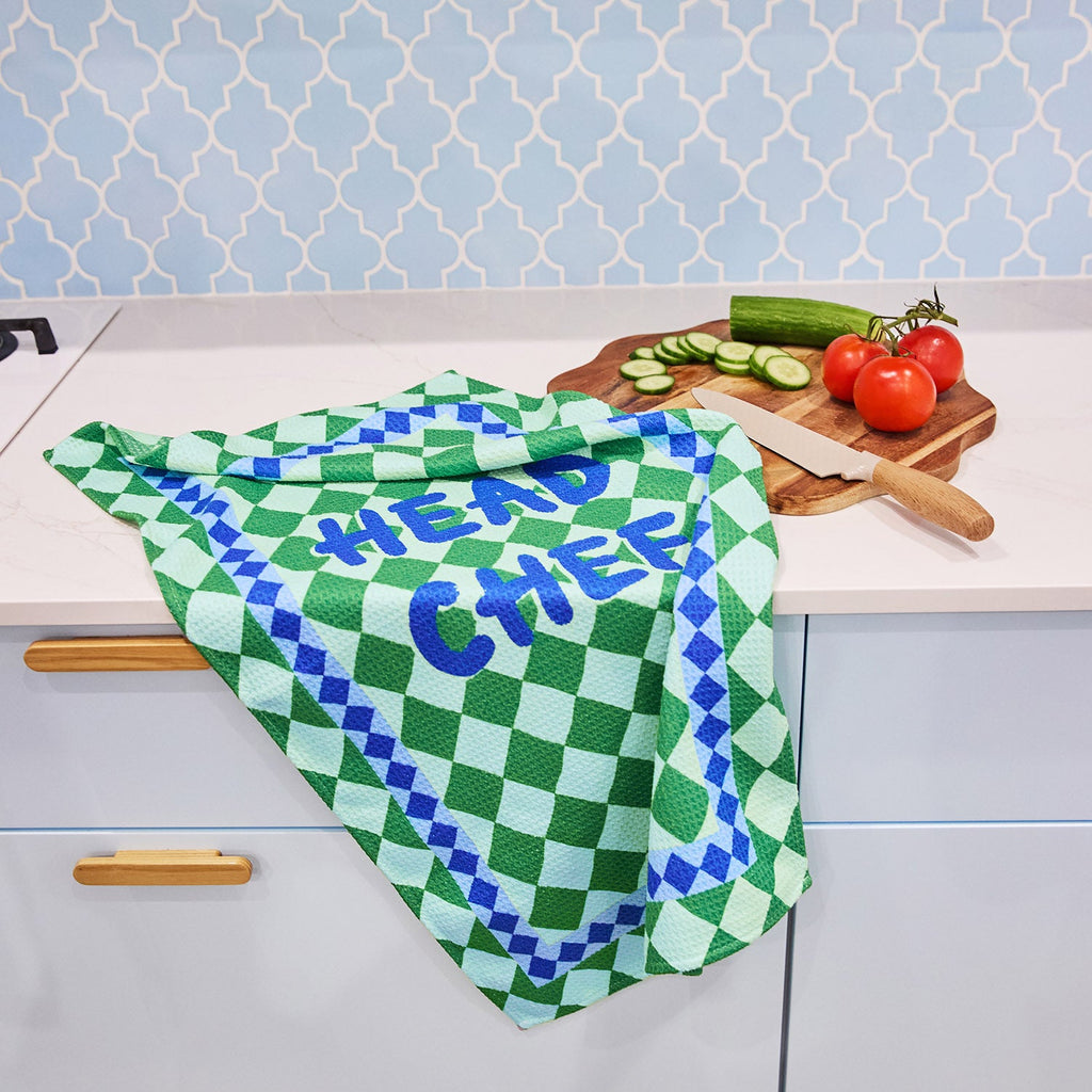 dock and bay tea towel