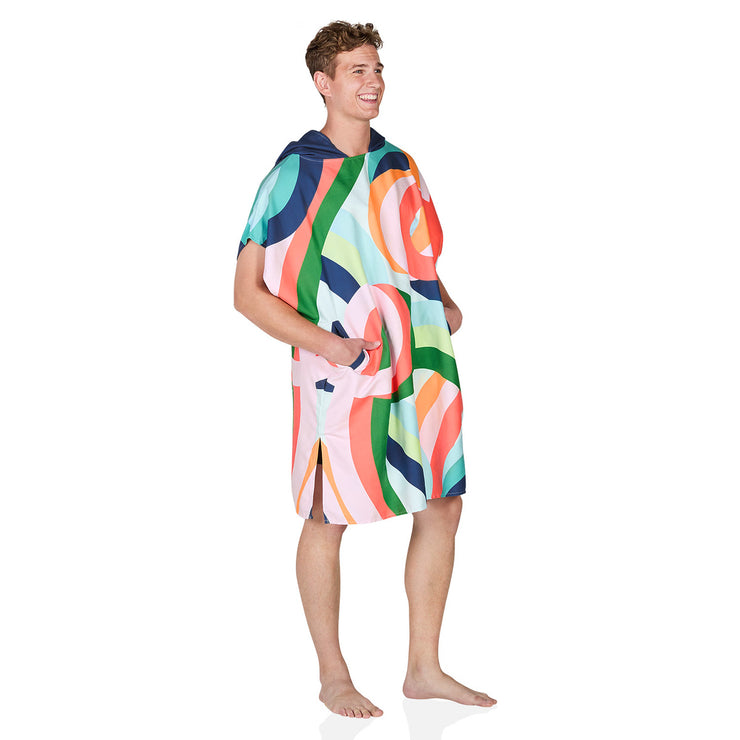 dock and bay poncho adults