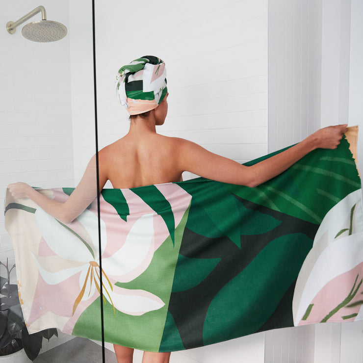 dock and bay robe + towel + hair wrap bundle