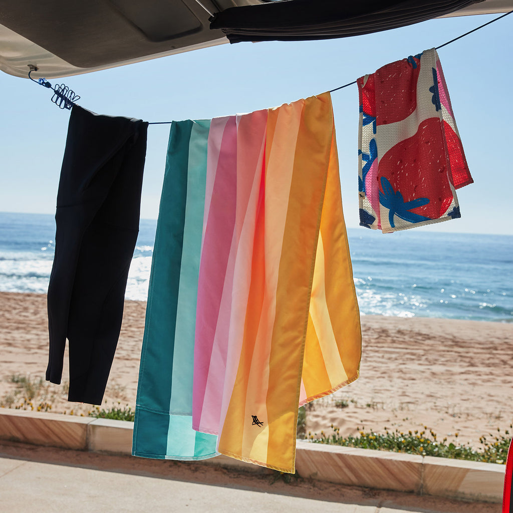 dock and bay towels beach