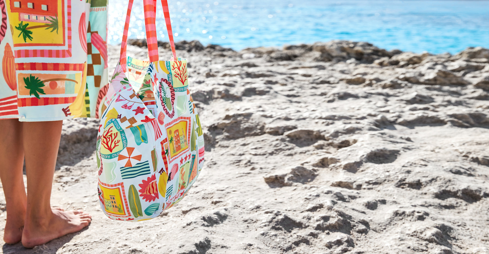 Dock & Bay Foldaway Tote Bags - Wish You Were Here