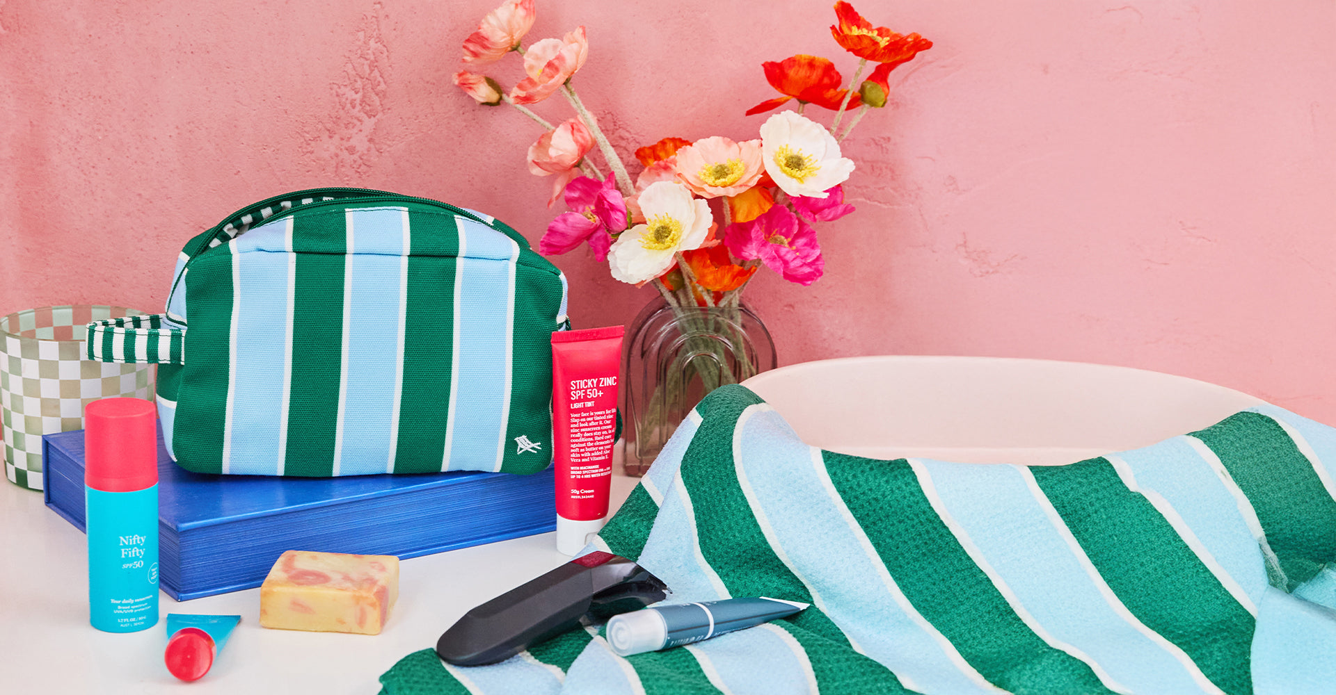 Dock & Bay Toiletry Bags - Peppermint Punch