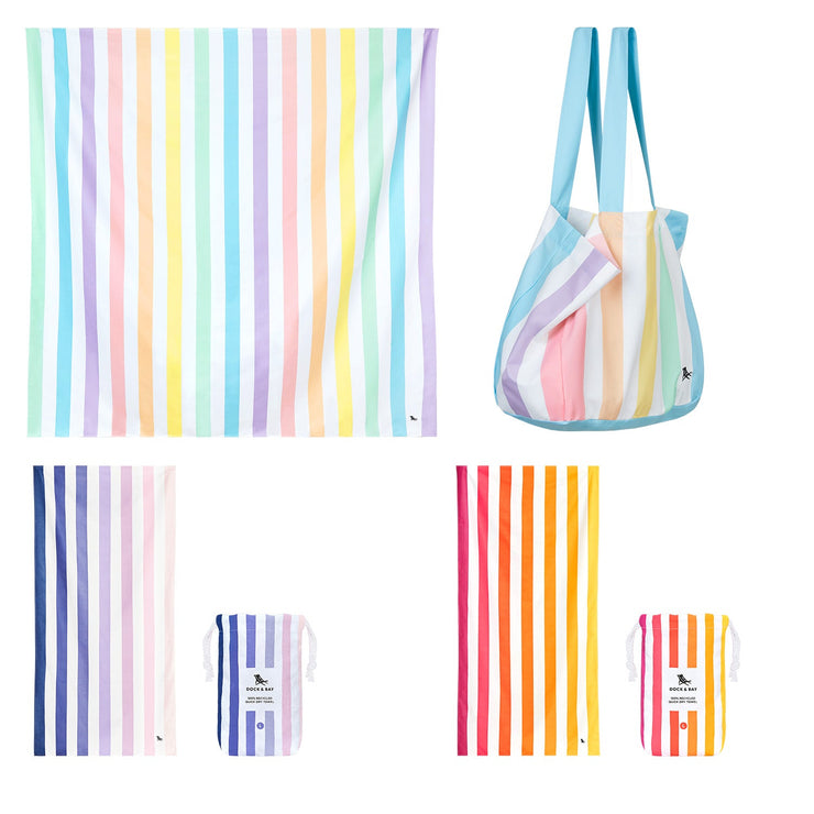  Dock Bay Product BUNDLE-BEACH-KIT-TOWLB-SUM-X2-UNICN