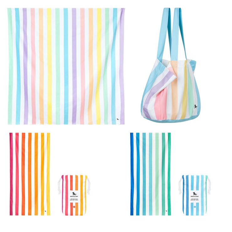  Dock Bay Product BUNDLE-BEACH-KIT-TOWLB-SUM-X2-UNICN