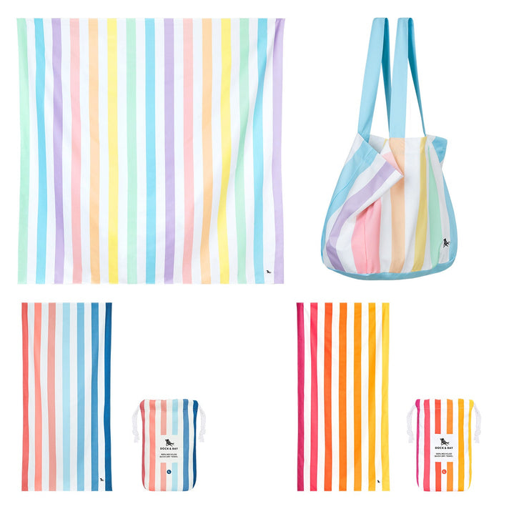  Dock Bay Product BUNDLE-BEACH-KIT-TOWLB-SUM-X2-UNICN