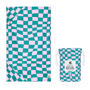 Dock & Bay Dog Towels - Check Mutt