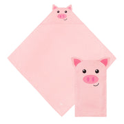 Dock & Bay Wash Mitt - Animal - Parker Pig - Outlet