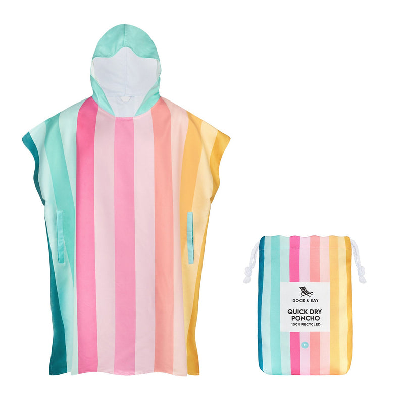 Dock & Bay Poncho - Adults - Coastal Candy
