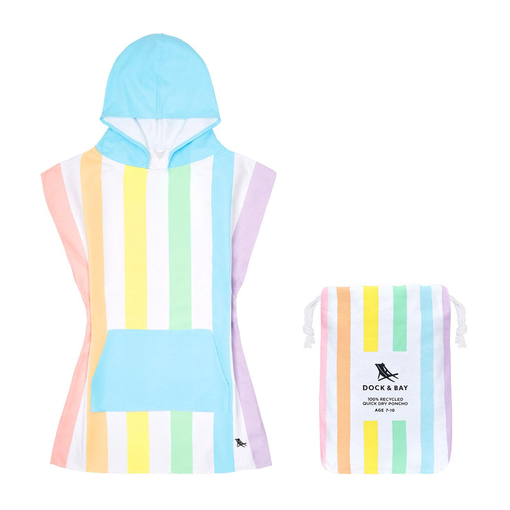 Dock & Bay Poncho Kids - Unicorn Waves - Outlet