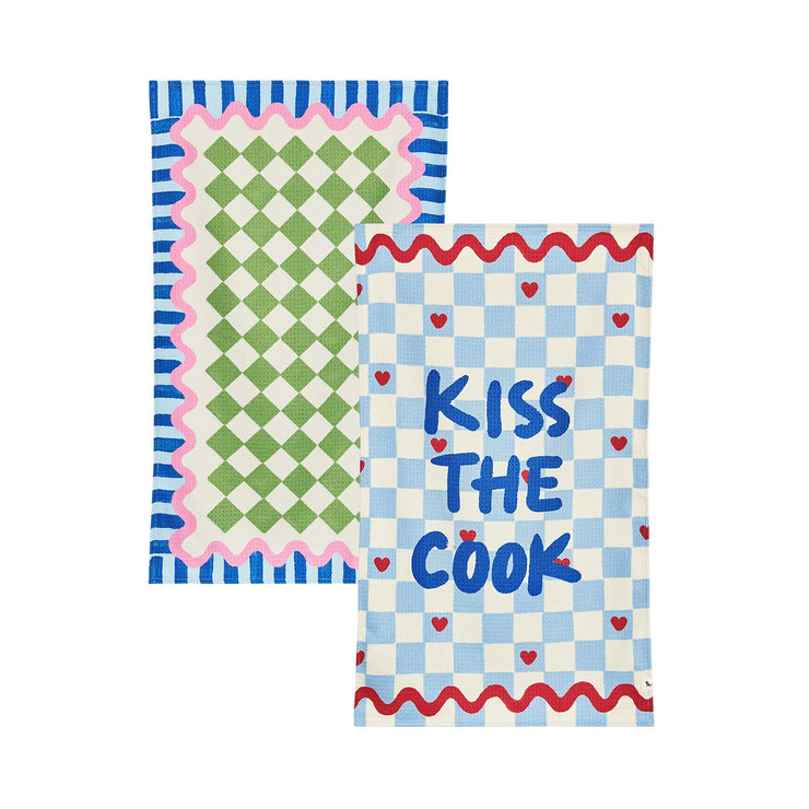 Dock & Bay Tea Towels - Chef's Kiss