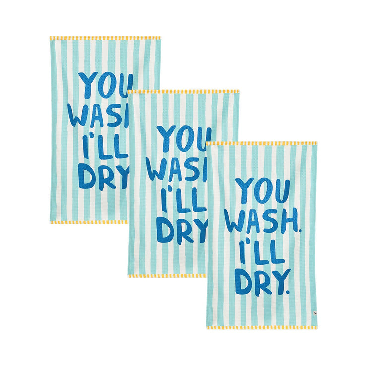 Dock Bay Product TEATWL-3SET-WASHDRY