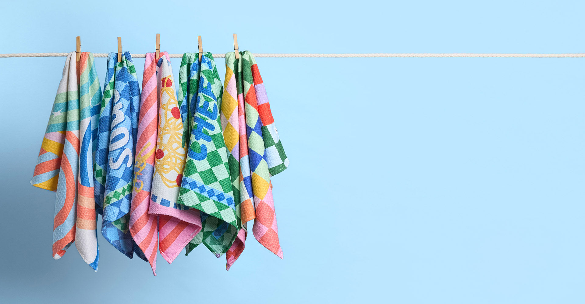 Dock & Bay Tea Towel - On the Menu (Set of 5)