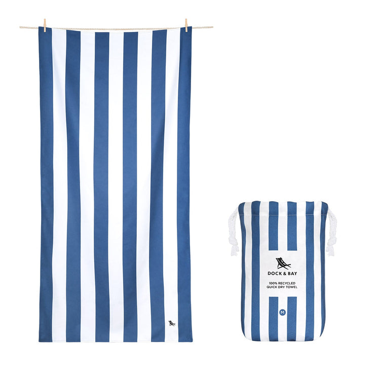 Dock & Bay Kids Beach Towels - Whitsunday Blue