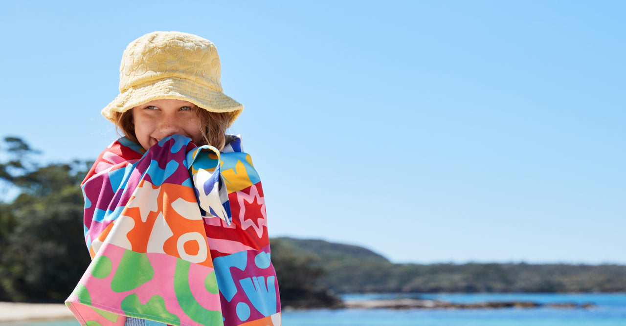 Dock & Bay Kids Beach Towel - Power of Positivity