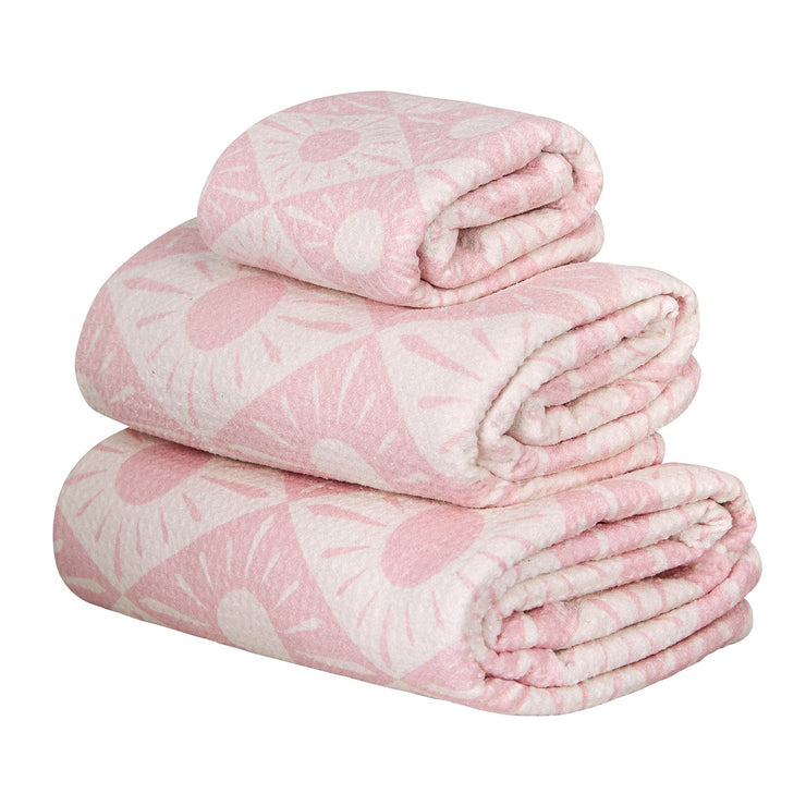 Dock & Bay Bath Towels - Diamond Pink (Set of 3)